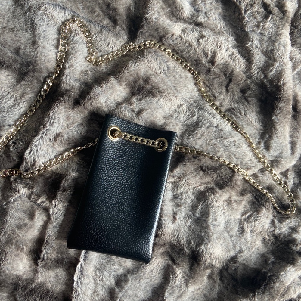 Black mini shoulder bag